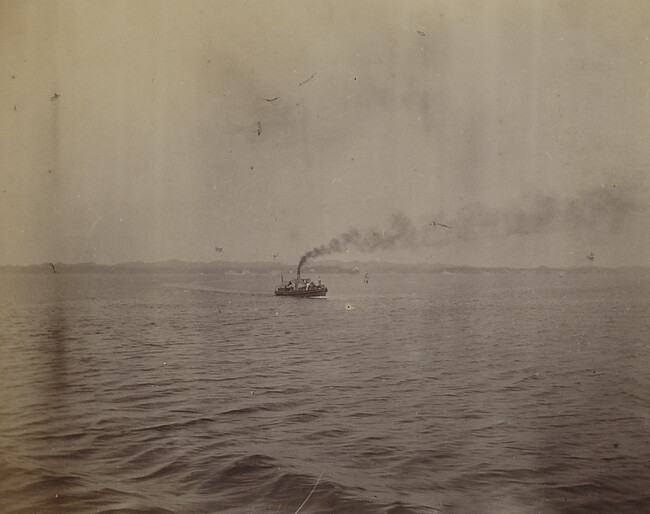 Boat in Tokyo Bay. Tokyo, Japan, from a Travel Photograph Album (Views of Hawaii and Japan)