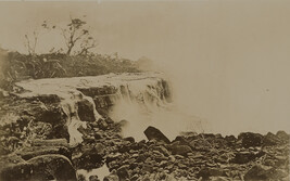 View of lava flow from the eruption of 1881. Hawaii (island), Hawaii, from a Travel Photograph Album...