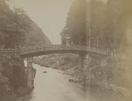 The Shinkyō (Sacred Bridge) of the Futarasan jinja. Nikkō, Tochigi Prefecture, Japan, from a Travel...