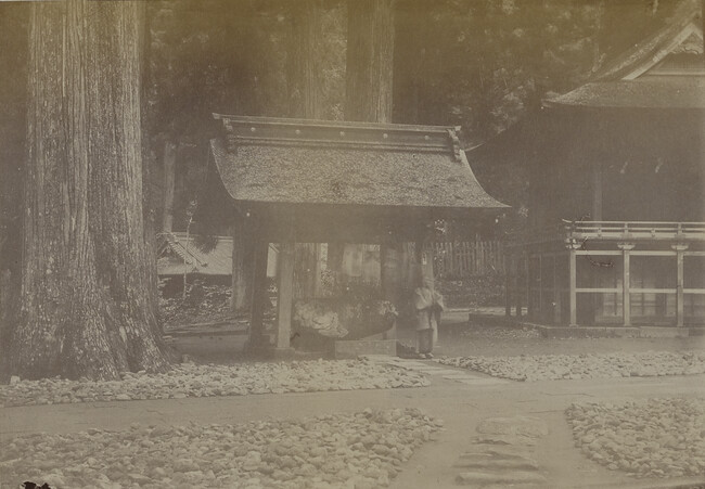 The Korean bell at Rinnō-ji (Mangwan-ji). Nikkō, Tochigi Prefecture, Japan, from a Travel Photograph Album (Views of Hawaii and Japan)