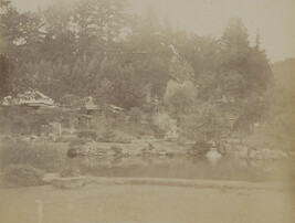 Shōyō-en Garden of Rinno-ji (Mangwan-ji). Nikkō, Tochigi Prefecture, Japan, from a Travel Photograph...
