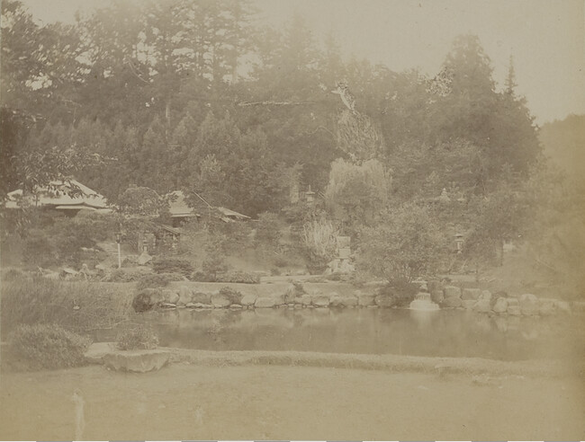 Shōyō-en Garden of Rinno-ji (Mangwan-ji). Nikkō, Tochigi Prefecture, Japan, from a Travel Photograph Album (Views of Hawaii and Japan)