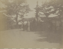 Two men on the road to Lake Chūzenji. Nikkō, Tochigi Prefecture, Japan, from a Travel Photograph Album...