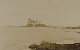 View of Coconut Island. Hilo, Hawaii (island), Hawaii, from a Travel Photograph Album (Views of Hawaii...