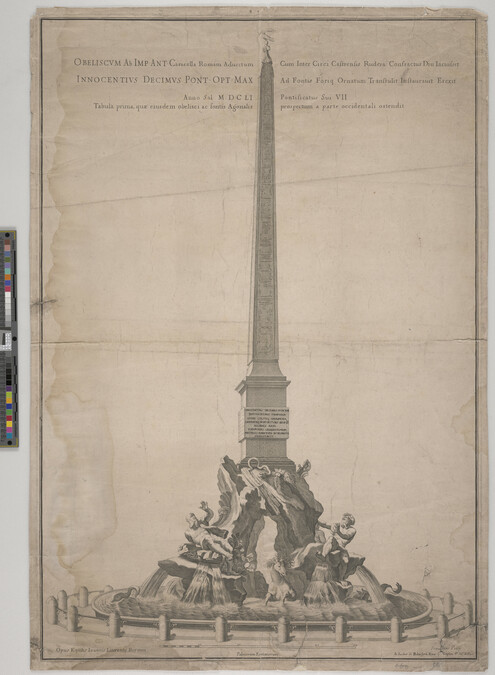 Alternate image #1 of The Obelisk in the Piazza Navona