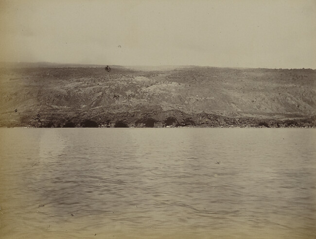 View of lava field grottos. Hawaii (island), Hawaii, from a Travel Photograph Album (Views of Hawaii and Japan)