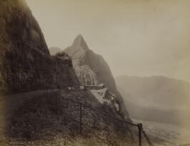 View of the Nu'uanu Pali. O'ahu, Hawaii, from a Travel Photograph Album (Views of Hawaii and Japan)