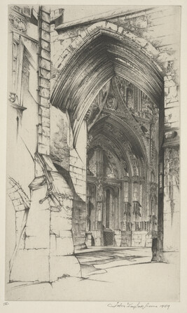 French Lace, West Portal of the Church of the Notre Dame ...