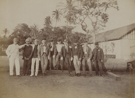 Men in Lahaina. Maui, Hawaii, from a Travel Photograph Album (Views of Hawaii and Japan)