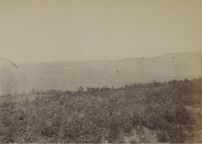 View of Kīlauea Crater. Hawaii (island), Hawaii, from a Travel Photograph Album (Views of Hawaii and Japan)