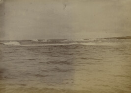 View of the ocean from Punalu'u Beach. Hawaii (island), Hawaii, from a Travel Photograph Album (Views of...