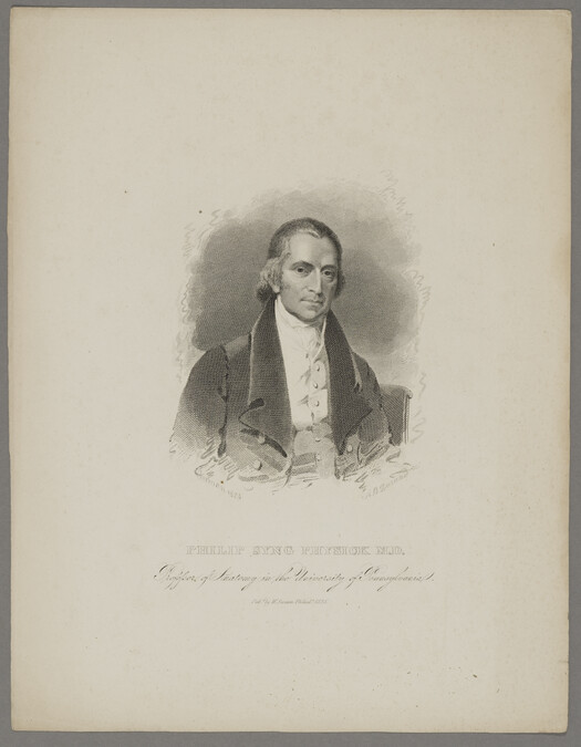 Philip Syng Physick, M.D. (1768-1837), Professor of Anatomy in the University of Pennsylvania