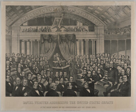 Daniel Webster Addressing the United States Senate