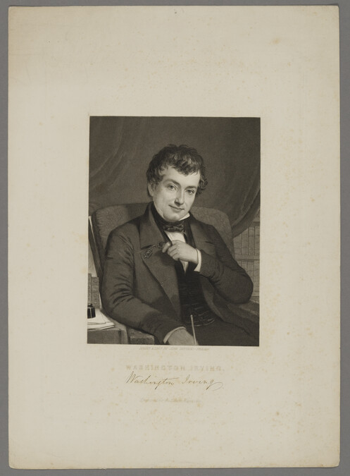 Washington Irving (1783-1859), for the Eclectic Magazine