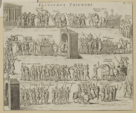 Iconismus Triumphi (View of the Triumphal Procession), from Basil Kennett's Antiquities of Ancient Rome