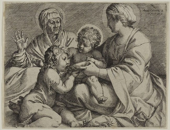 La Madonna della Scodella (Madonna and Child with Saint Elizabeth and Saint John the Baptist)