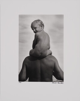 Boy on Father's Shoulders