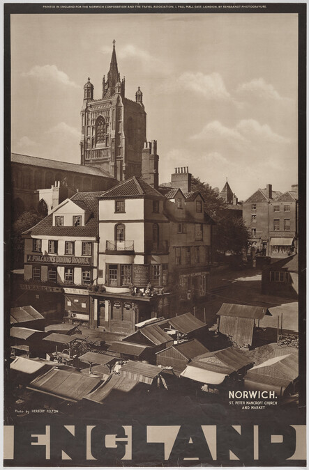 ENGLAND/Norwich-St. Peter Mancroft Church & Market