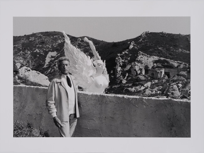 Jean Cocteau and Sphinx, Tournage du Testament d'Orphée, Les Baux de Provence