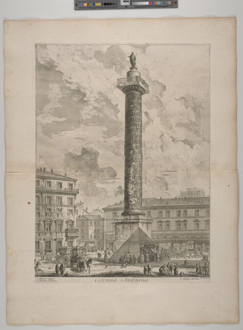Alternate image #1 of Colonna Antonina (Antonine Column), from Le Magnificenze di Roma: Trofei di Ottaviano Augusto