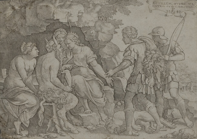 Thetis and Chiron (The Centaur Chiron Visited by Thetis)