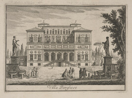 Villa Borghese, from Le Magnificenze di Roma: Raccolte di varie dedute di Roma (The Magnificence of...