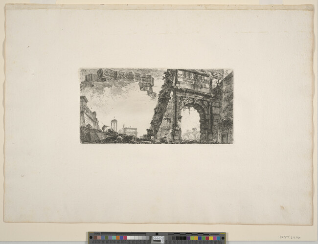 Alternate image #1 of Arco di Tito in Roma (Arch of Titus in Rome), from Le Magnificenze di Roma: Antichità Romane de'tempi della Repubblica