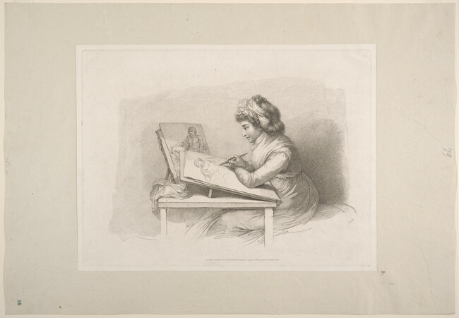 Untitled (Woman Drawing) from Elements of Drawings