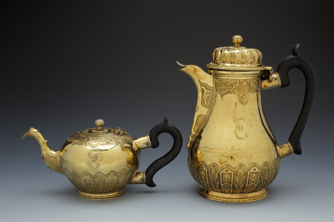 Gilt Coffeepot