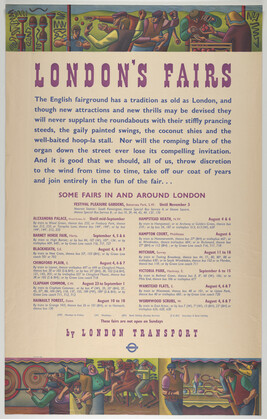 London's Fairs (by London Transport) 1951