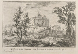 Veduta della Madonna del Rosario a Monte Mario (View of the Church of the Madonna of the Rosary at Monte...