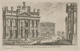Veduta di S. Giovanni in Laterano (View of Saint John in the Lateran), from Le Magnificenze di Roma:...