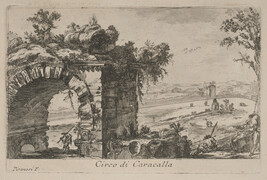 Circo di Caracalla (Circus of Caracalla), from Le Magnificenze di Roma: Raccolte di varie vedute di Roma...