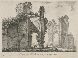 Tempio di Venere, e Cupido (Temple of Venus and Cupid), from Le Magnificenze di Roma: Raccolte di varie...
