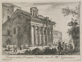 Tempio della Fortuna Virile, ora S. M. Egizziaca (Temple of Fortuna Virilis, now Santa Maria Egizziaca),...