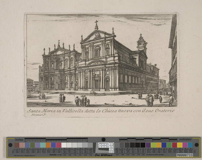 Alternate image #1 of Santa Maria in Vallicella detta la Chiesa Nuova con il suo Oratorio (Santa Maria in Vallicella, called the Chiesa Nuova, with its Oratory), from Le Magnificenze di Roma: Raccolte di varie vedute di Roma (The Magnificence of Rome: Collection of Various Views of Rome)