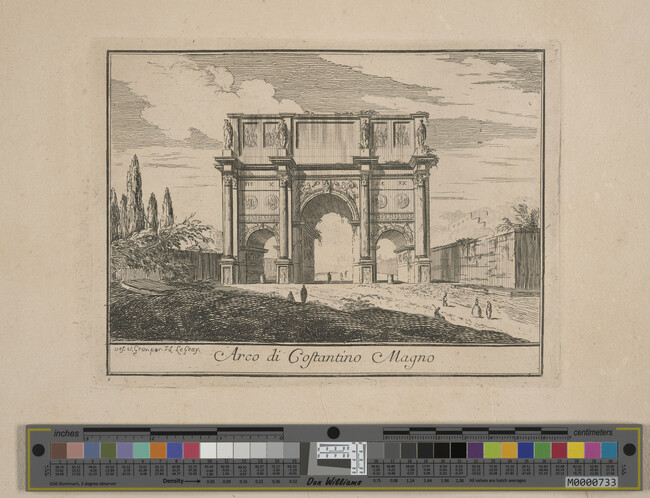 Alternate image #1 of Arco di Costantino Magno (Arch of Constantine), from Le Magnificenze di Roma: Raccolte di varie vedute di Roma (The Magnificence of Rome: Collection of Various Views of Rome)