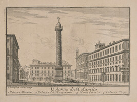 Colonna di M. Aurelio (Column of Marcus Aurelius), from Le Magnificenze di Roma: Raccolte di varie...