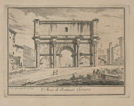 Arco di Settimio Severo (Arch of Septimius Severus), from Le Magnificenze di Roma: Raccolte di varie...