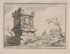 Sepolcro di Nerone (Tomb of Nero), from Le Magnificenze di Roma: Raccolte di varie vedute di Roma (The...