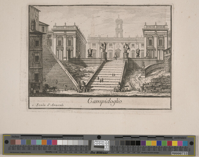 Alternate image #3 of Campidoglio (The Capitol), from Le Magnificenze di Roma: Raccolte di varie vedute di Roma (The Magnificence of Rome: Collection of Various Views of Rome)