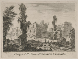 Vestige delle Terme d'Antonio Caracalla (Remains of the Baths of Antoninus Caracalla), from Le...