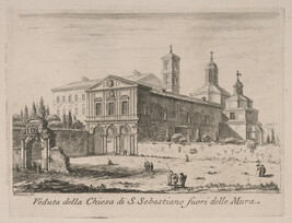 Veduta della Chiesa di S. Sebastiano fuori delle Mura (View of the Church of San Sebastiano fuori le...