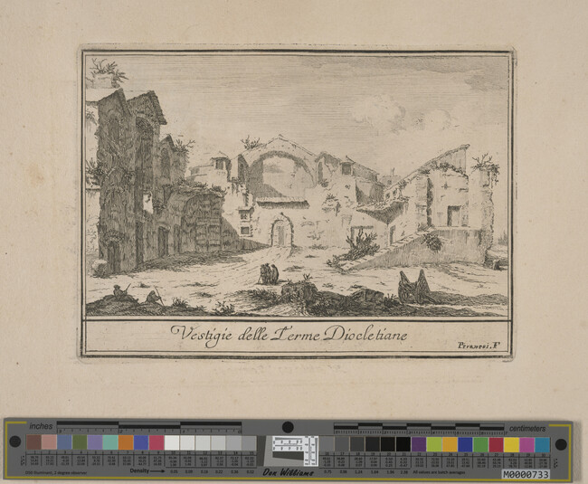 Alternate image #1 of Vestige delle Terme Diocletiane (Remains of the Baths of Diocletian), from Le Magnificenze di Roma: Raccolte di varie vedute di Roma (The Magnificence of Rome: Collection of Various Views of Rome)