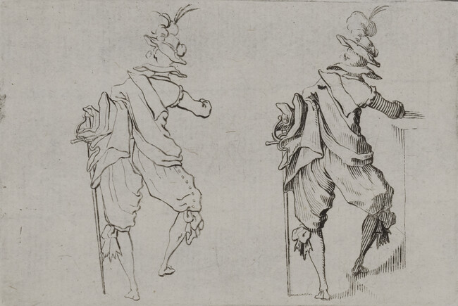 L'homme vu de dos avec épée (Man seen from behind with sword), from Les Caprices (The Capricci)