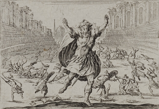 Escarmouche dans un cirque (Skirmish in a circus), from Les Caprices (The Capricci)