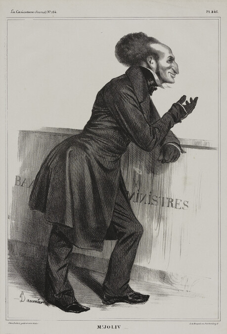 Mr. Joliv, plate 346, from Célébrités de la Caricature (Celebrities from La Caricature)