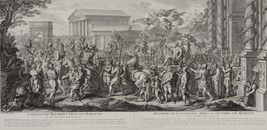 Constantini Triumphus Devicto Maxentio; Triomphe de Constantin après sa Victoire sur Maxence (Triumph of...