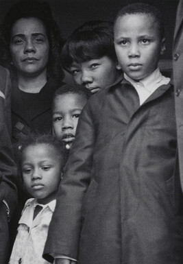 King Family, Atlanta (April 5, 1968 after Coretta Scott King and her children returned from Memphis with...