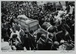 Untitled (Dr. Martin Luther King Jr.'s Casket Drawn by Two Mules in the Atlanta Funeral Procession from...